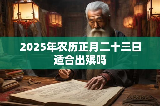 2025年农历正月二十三日适合出殡吗