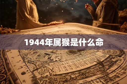 1944年属猴是什么命