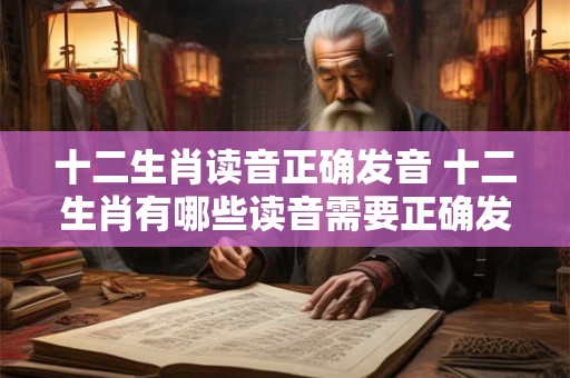 十二生肖读音正确发音 十二生肖有哪些读音需要正确发音