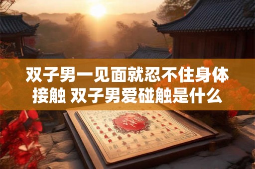 双子男一见面就忍不住身体接触 双子男爱碰触是什么性格
