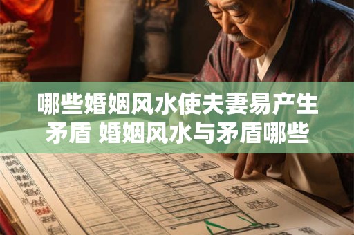 哪些婚姻风水使夫妻易产生矛盾 婚姻风水与矛盾哪些有关
