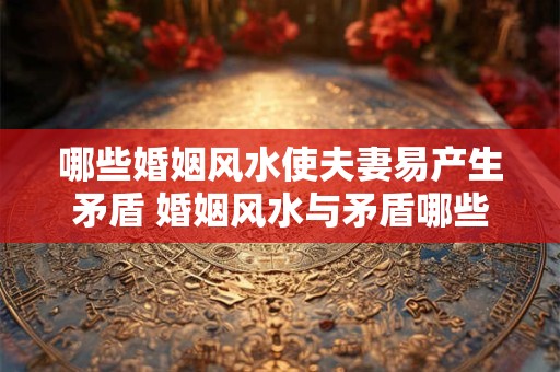 哪些婚姻风水使夫妻易产生矛盾 婚姻风水与矛盾哪些有关