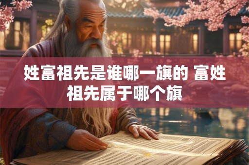 姓富祖先是谁哪一旗的 富姓祖先属于哪个旗