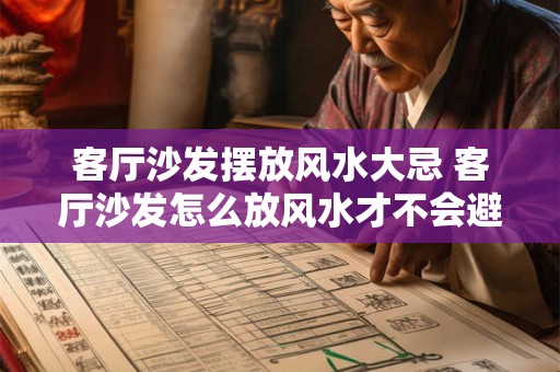 客厅沙发摆放风水大忌 客厅沙发怎么放风水才不会避开大忌