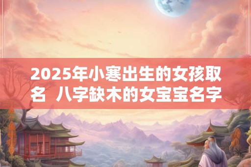 2025年小寒出生的女孩取名  八字缺木的女宝宝名字大全