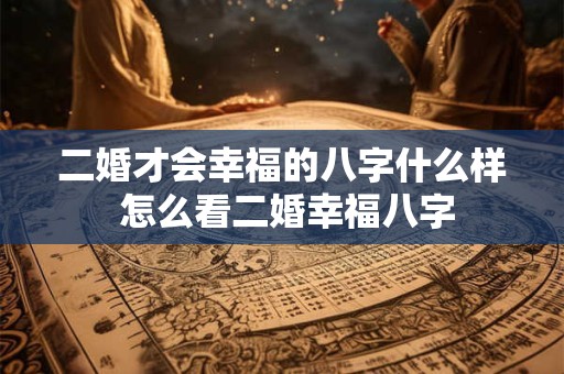 二婚才会幸福的八字什么样 怎么看二婚幸福八字