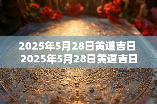 2025年5月28日黄道吉日 2025年5月28日黄道吉日