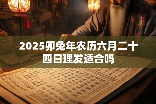 2026卯兔年农历六月二十四日理发适合吗