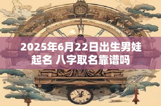 2025年6月22日出生男娃起名 八字取名靠谱吗