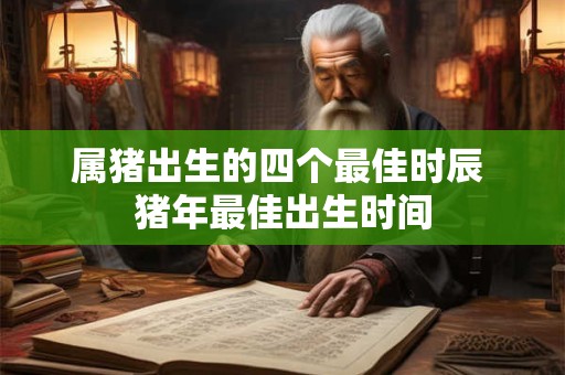 属猪出生的四个最佳时辰 猪年最佳出生时间