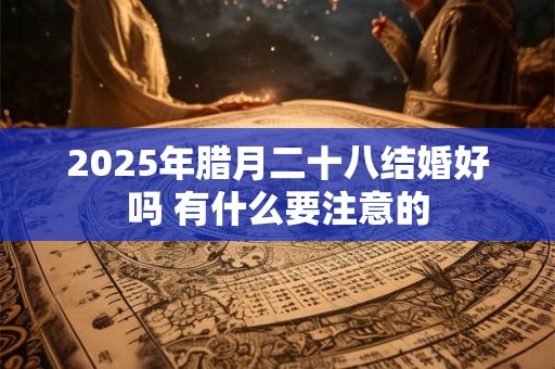 2025年腊月二十八结婚好吗 有什么要注意的