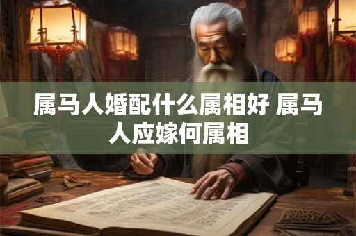 属马人婚配什么属相好 属马人应嫁何属相