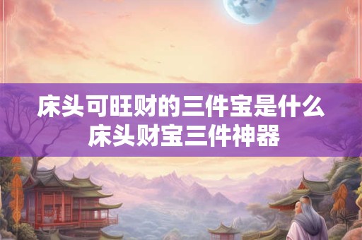 床头可旺财的三件宝是什么 床头财宝三件神器