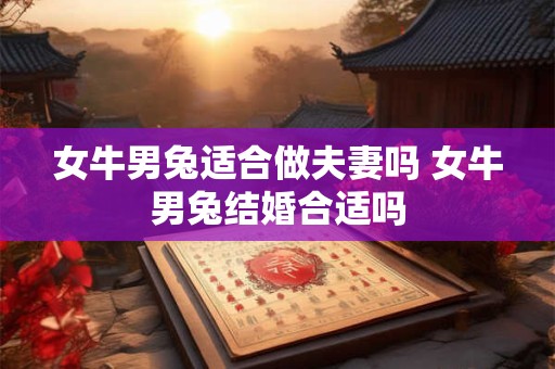 女牛男兔适合做夫妻吗 女牛男兔结婚合适吗