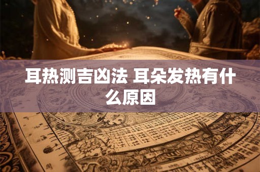 耳热测吉凶法 耳朵发热有什么原因
