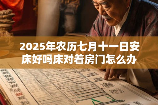 2025年农历七月十一日安床好吗床对着房门怎么办