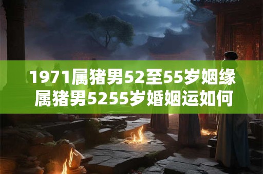 1971属猪男52至55岁姻缘 属猪男5255岁婚姻运如何 1971属猪男52至55岁姻缘 属猪男5255岁婚姻运如何