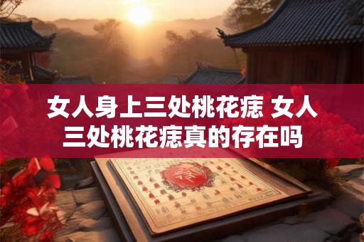 女人身上三处桃花痣 女人三处桃花痣真的存在吗