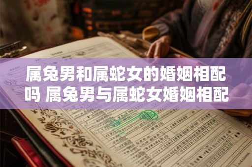 属兔男和属蛇女的婚姻相配吗 属兔男与属蛇女婚姻相配吗