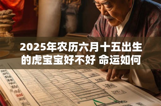 2026年农历六月十五出生的虎宝宝好不好 命运如何 2026年农历六月十五出生的虎宝宝好不好 命运如何
