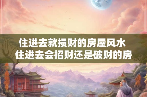住进去就损财的房屋风水 住进去会招财还是破财的房屋风水