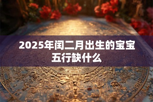 2025年闰二月出生的宝宝五行缺什么