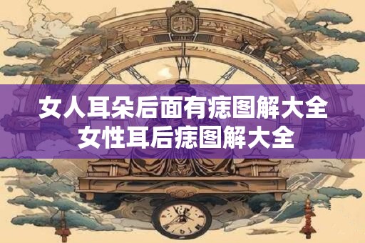 女人耳朵后面有痣图解大全 女性耳后痣图解大全