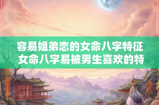 容易姐弟恋的女命八字特征 女命八字易被男生喜欢的特征