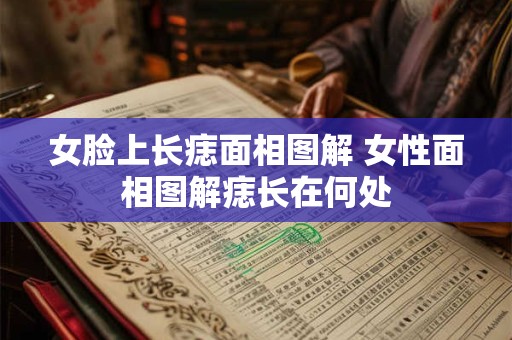 女脸上长痣面相图解 女性面相图解痣长在何处