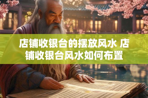 店铺收银台的摆放风水 店铺收银台风水如何布置