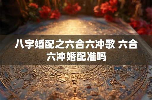 八字婚配之六合六冲歌 六合六冲婚配准吗