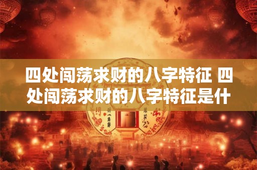 四处闯荡求财的八字特征 四处闯荡求财的八字特征是什么