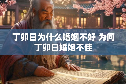 丁卯日为什么婚姻不好 为何丁卯日婚姻不佳