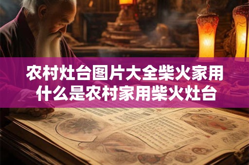 农村灶台图片大全柴火家用 什么是农村家用柴火灶台