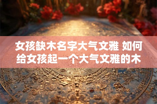 女孩缺木名字大气文雅 如何给女孩起一个大气文雅的木名字