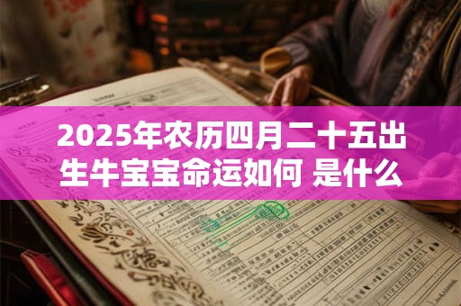 2026年农历四月二十五出生牛宝宝命运如何 是什么命