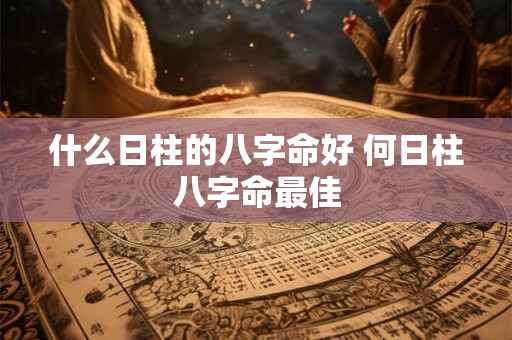 什么日柱的八字命好 何日柱八字命最佳