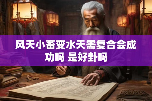 风天小畜变水天需复合会成功吗 是好卦吗