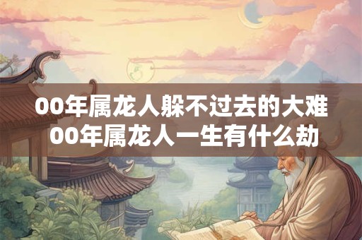 00年属龙人躲不过去的大难 00年属龙人一生有什么劫难 00年属龙人躲不过去的大难 00年属龙人一生有什么劫难