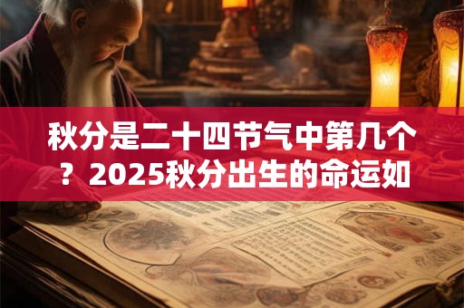 秋分是二十四节气中第几个？2025秋分出生的命运如何？