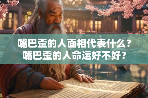 嘴巴歪的人面相代表什么？嘴巴歪的人命运好不好？