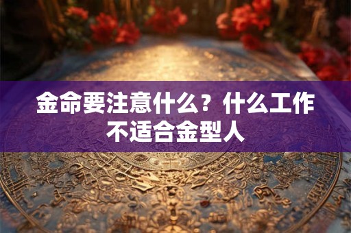 金命要注意什么？什么工作不适合金型人
