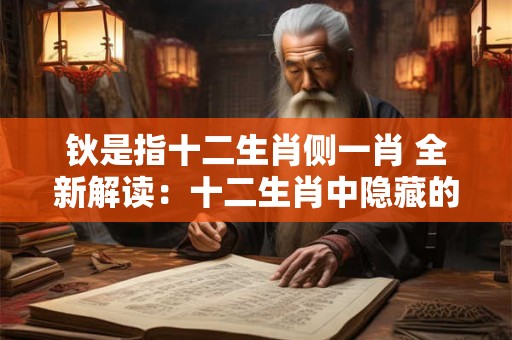 钬是指十二生肖侧一肖 全新解读：十二生肖中隐藏的奥秘！