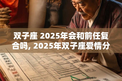 双子座 2025年会和前任复合吗, 2025年双子座爱情分手