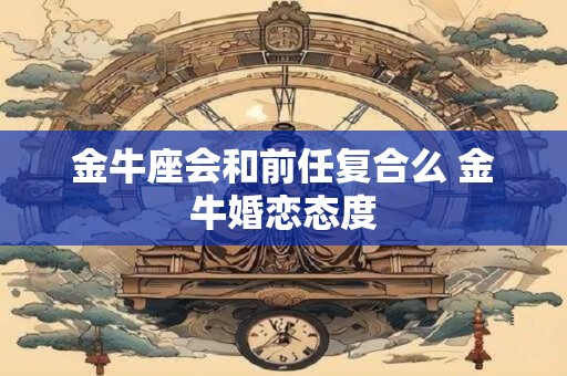 金牛座会和前任复合么 金牛婚恋态度
