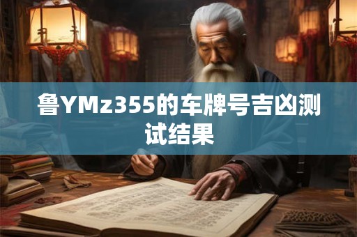 鲁YMz355的车牌号吉凶测试结果