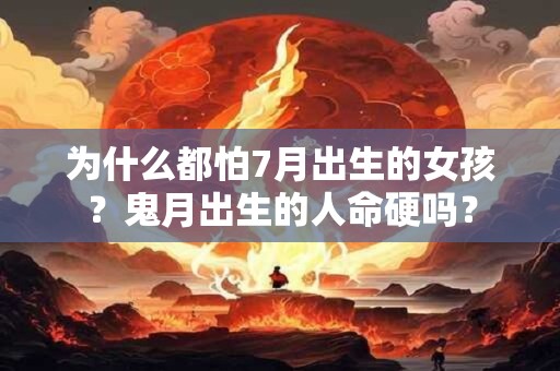 为什么都怕7月出生的女孩？鬼月出生的人命硬吗？