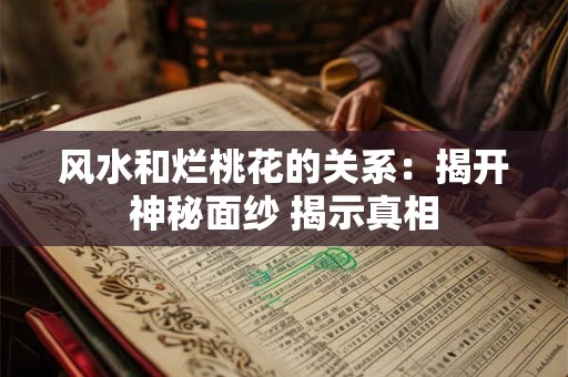 风水和烂桃花的关系：揭开神秘面纱 揭示真相