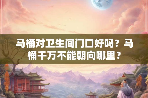 马桶对卫生间门口好吗？马桶千万不能朝向哪里？