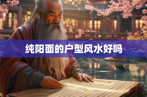 纯阳面的户型风水好吗